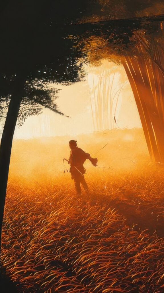 والپیپر Ghost of Tsushima برای موبایل