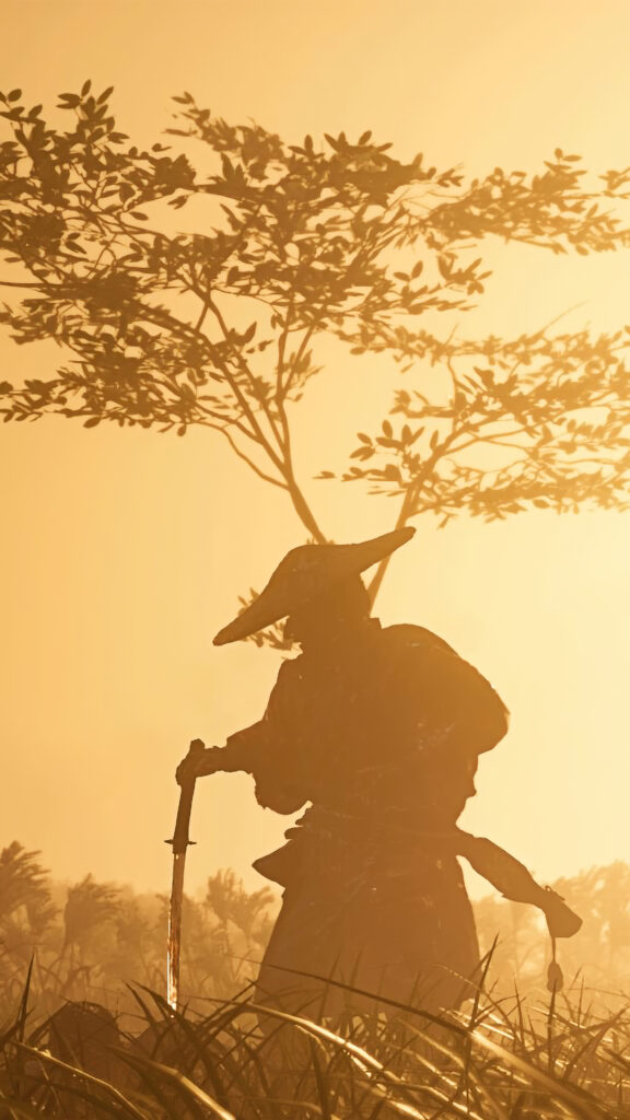 والپیپر Ghost of Tsushima برای موبایل (اندروید و آیفون)