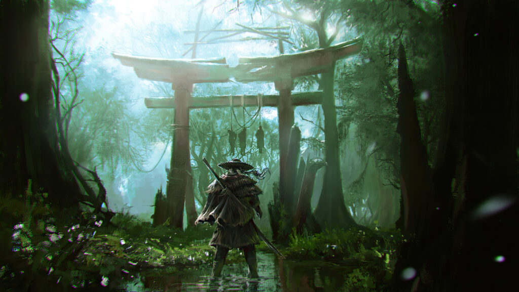والپیپر و عکس پس زمینه بازی Ghost of Tsushima کامپیوتر