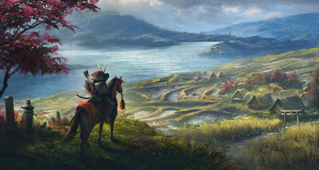 والپیپر بازی Ghost of Tsushima برای کامپیوتر