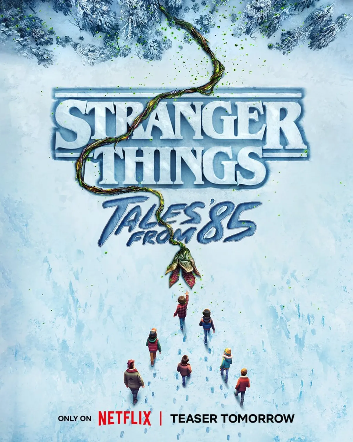 پوستر رسمی انیمیشن Stranger Things: Tales From ’85